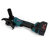 Акумуляторна кутова болгарка Bosch GWX 48V-10C 48v 125 мм Потужна компактна кутова шліфмашина Бош, фото 5