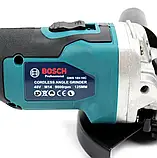Акумуляторна кутова болгарка Bosch GWX 48V-10C 48v 125 мм Потужна компактна кутова шліфмашина Бош, фото 7