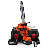 АКБ пила Husqvarna 150iXP KIT 36V 6 Ah з безключовим натягом ланцюга Пила акумуляторна ланцюгова Husqvarna, фото 5