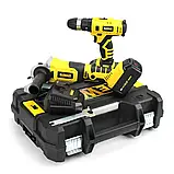 Набір інструментів 2в1 DeWalt болгарка і шуруповерт Шуруповерт DCD771 Болгарка DCG413 Набір АКБ Девольт 36V, фото 5