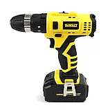 Набір інструментів 2в1 DeWalt болгарка і шуруповерт Шуруповерт DCD771 Болгарка DCG413 Набір АКБ Девольт 36V, фото 7