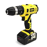 Набір інструментів 2в1 DeWalt болгарка і шуруповерт Шуруповерт DCD771 Болгарка DCG413 Набір АКБ Девольт 36V, фото 11