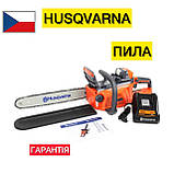 Малошумна акумуляторна пила Husqvarna 340i XP Пила акумуляторна ланцюгова 40V Пила Хускварна шина 40 см, фото 3