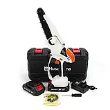 Міні пила ланцюгова акумуляторна Husqvarna 55iXP KIT Акумоляторна міні пила 24V 5Ah Гілкоріз Husqvarna, фото 5