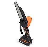 Акумуляторна міні-пила Husqvarna 65iXP KIT 24V Пила ланцюгова з шиною 15 см Хускварна Універсальний гілкоріз, фото 8
