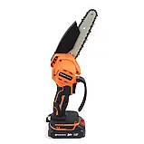 Акумуляторна міні-пила Husqvarna 65iXP KIT 24V Пила ланцюгова з шиною 15 см Хускварна Універсальний гілкоріз, фото 9