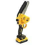Мініпила з акумулятором DeWalt DCM160N 24V 4AH Ланцюгова мініпила шина 10 см з автоматичним змащенням ланцюга Деволт, фото 10