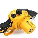 Мініпила з акумулятором DeWalt DCM160N 24V 4AH Ланцюгова мініпила шина 10 см з автоматичним змащенням ланцюга Деволт, фото 11