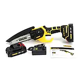 Акумуляторна міні-пила DeWalt DCM170N 24V, 5AH Пила з безключовою натяжкою ланцюга шина 15 см Девольт, фото 4
