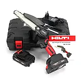 Легка та ефективна міні пила HILTI SR 6-2-24 Акумуляторна пила 24V 5AH Багатофункціональний гілкоріз Хілті, фото 10
