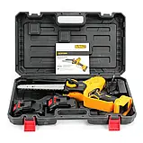 Безщіткова акумуляторна пила Dewalt DCM190HN 24v 5а Ланцюгова пила з шиною 20 см та автоматичним змащенням ланцюга, фото 4