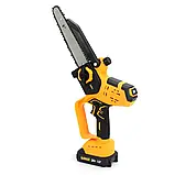 Безщіткова акумуляторна пила Dewalt DCM190HN 24v 5а Ланцюгова пила з шиною 20 см та автоматичним змащенням ланцюга, фото 7