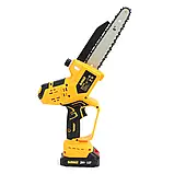 Безщіткова акумуляторна пила Dewalt DCM190HN 24v 5а Ланцюгова пила з шиною 20 см та автоматичним змащенням ланцюга, фото 9