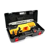 Пила акумуляторна DeWALT DCVCS574X1 36V 6AH Ланцюгова пила з ручним гальмом шина 45 см Пила Деволт з безключовою натяжкою ланцюга, фото 8