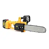 Пила з автоматичним змащенням ланцюга DeWalt DCM566P1N шина 30см Акумуляторна ланзюгова пила Деволт 36V 6.0Ah, фото 5