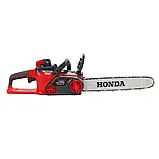Багатофункціональна ланцюгова пилка Honda Пила з шиною 40 см АКБ пила Хонда Акумуляторна пилка 40V, фото 4