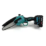 Акумуляторна міні-пила Makita DUC155HN Пилка на акумуляторі 24V 4AH Пила шина 20 см з автоматичним змащенням ланцюга, фото 6