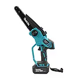 Акумуляторна міні-пила Makita DUC190ZW 36V 6 Аh Потужна пилка Макіта шина 20 см Пила з автоматичним змащуванням, фото 6