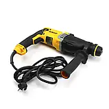 Перфоратор мережевий DeWALT D25143K 900 Вт Потужний перфоратор 3.2 Дж 1450 об/хв, 5350уд/хв Перфоратор Деволт, фото 6