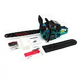 Зручна бензопила Makita Потужна пила 3.6 кВт Швидка і безпечна пила Макіта з шиною 45 см, фото 4