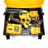 Набір садових інструментів акумуляторний DeWalt Набір інструментів 2в1 Секатор DCMPP550P1 + Мініпила DCM160N Деволт, фото 3