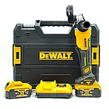 Кутова шліфмашина DeWalt DCG413 Потужна болгарка 125 мм Деволт Акумуляторна болгарка Девольт 36V 6.0AH, фото 7