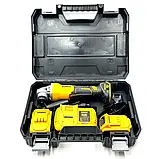 Кутова шліфмашина DeWalt DCG413 Потужна болгарка 125 мм Деволт Акумуляторна болгарка Девольт 36V 6.0AH, фото 2