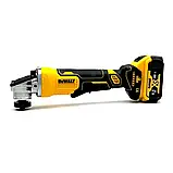 Кутова шліфмашина DeWalt DCG413 Потужна болгарка 125 мм Деволт Акумуляторна болгарка Девольт 36V 6.0AH, фото 5