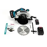 Пила циркулярна Makita DHS680Z 36V 6Ah Акумуляторна дискова пилка Макіта Циркулярка акумуляторна, фото 2