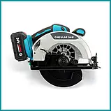 Пила циркулярна Makita DHS680Z 36V 6Ah Акумуляторна дискова пилка Макіта Циркулярка акумуляторна, фото 3