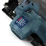 Універсальна акумуляторна циркулярка Bosch 36V 6Ah Циркулярна пила Бош Зручна циркулярна пила, фото 7