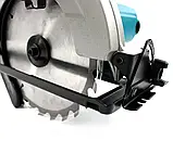 Дискова пила акумуляторна Makita HS7010 1200 Вт Потужна циркулярна пила 5300 об/хв Циркулярка Макіта, фото 8