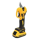 Сучасний акумуляторний секатор DeWalt АКБ секатор Деволт 24V 5AH Універсальний садовий секатор-гілкоріз, фото 9