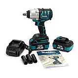 Акумуляторний гайковерт Makita DTW286 Потужний гайкокрут Макіта Гайковерт з двома акумуляторами 36V 6AH, фото 6