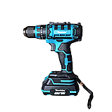 Ударний шуруповерт Makita з металевим патроном 10 мм Акумуляторний шуруповерт 24V 5AH Потужний шуруповерт, фото 5