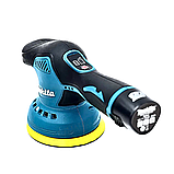 Акумуляторна полірувальна машина Makita 12V 3AH Мультирежимна полірувальна машина Макіта з насадками, фото 2