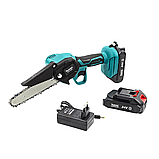 Мініпила акумуляторна Makita 24V 5 Ah Акумуляторний гілкоріз Якісний сучкоріз Потужна електро пила, фото 3