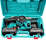 Мініпила акумуляторна Makita 24V 5 Ah Акумуляторний гілкоріз Якісний сучкоріз Потужна електро пила, фото 8