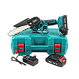 Потужна мініпила Makita 24V 5 Ah Якісний акумуляторна міні пилка Макіта Гілкоріз акумуляторний, фото 11