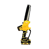 Акумуляторний гілкоріз DeWalt 24V 5Аh Міні пила з змащенням ланцюга та індикатором заряду Міні-пила Деволт, фото 5