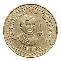 Філіппіни 1 пісо, 1975 Без мітки монетного двору