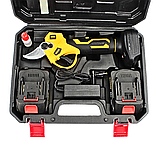 Акумуляторний гілкоріз DeWalt 2АКБ Секатор у валізі Секатор 24V 5AH Садовий секатор з цифровим екраном, фото 11