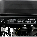 Високопродуктивний бензиновий генератор Інверторний генератор HYUNDAI 5.5/6.0 кВт Портативний генератор, фото 10