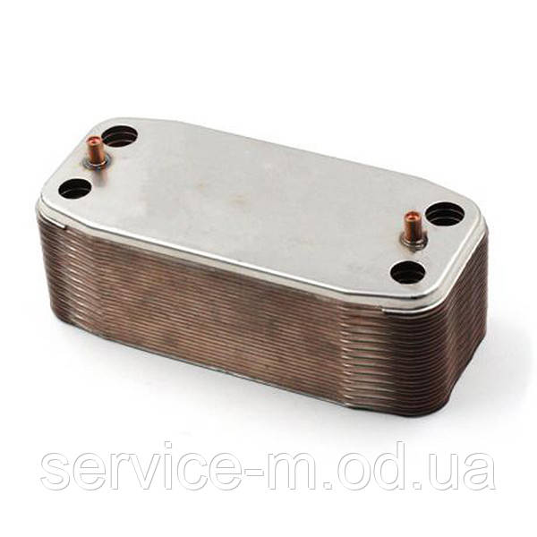 Теплообмінник пластинчастий (26 пластин) для газового котла Fondital/Nova Florida 6SCAMPIA06