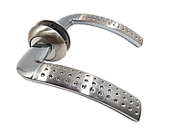 Ручка дверна на круглому п'яті PARTNER 26 SN (сатин)