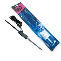 Антена активна 61123 кабель 2.5м, чорне полотно (блістер) VITOL