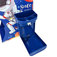 Обмежувач для книг металевий No6888-007 Космонавт, фото 2