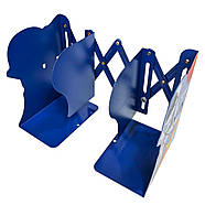 Обмежувач для книг металевий No6888-007 Космонавт, фото 3