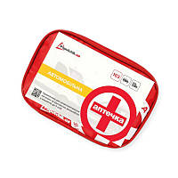 Аптечка ама-1 "автомобільна" сумочка, сертифік., з пристроєм штучн. дихання poputchik