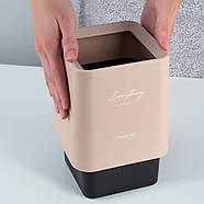 Настільний контейнер для сміття Axent 2132-A_Персиковий, фото 5